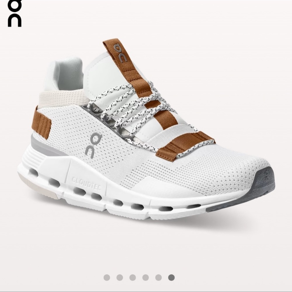 On cloudnova white pearl women size 9